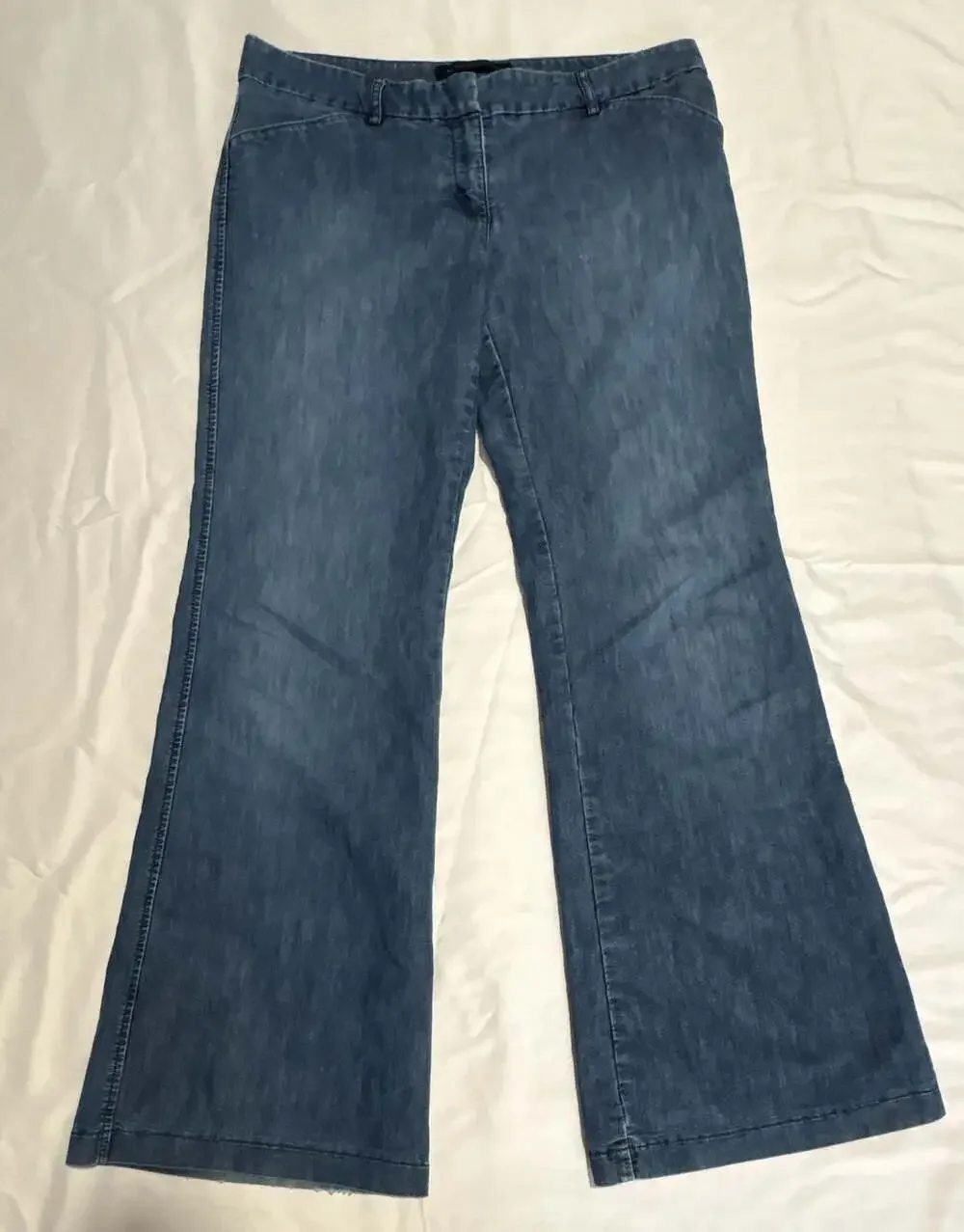 Express Design Studio Editor Blue Flare Jeans